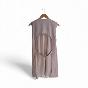 Astr Backless Cream Dress